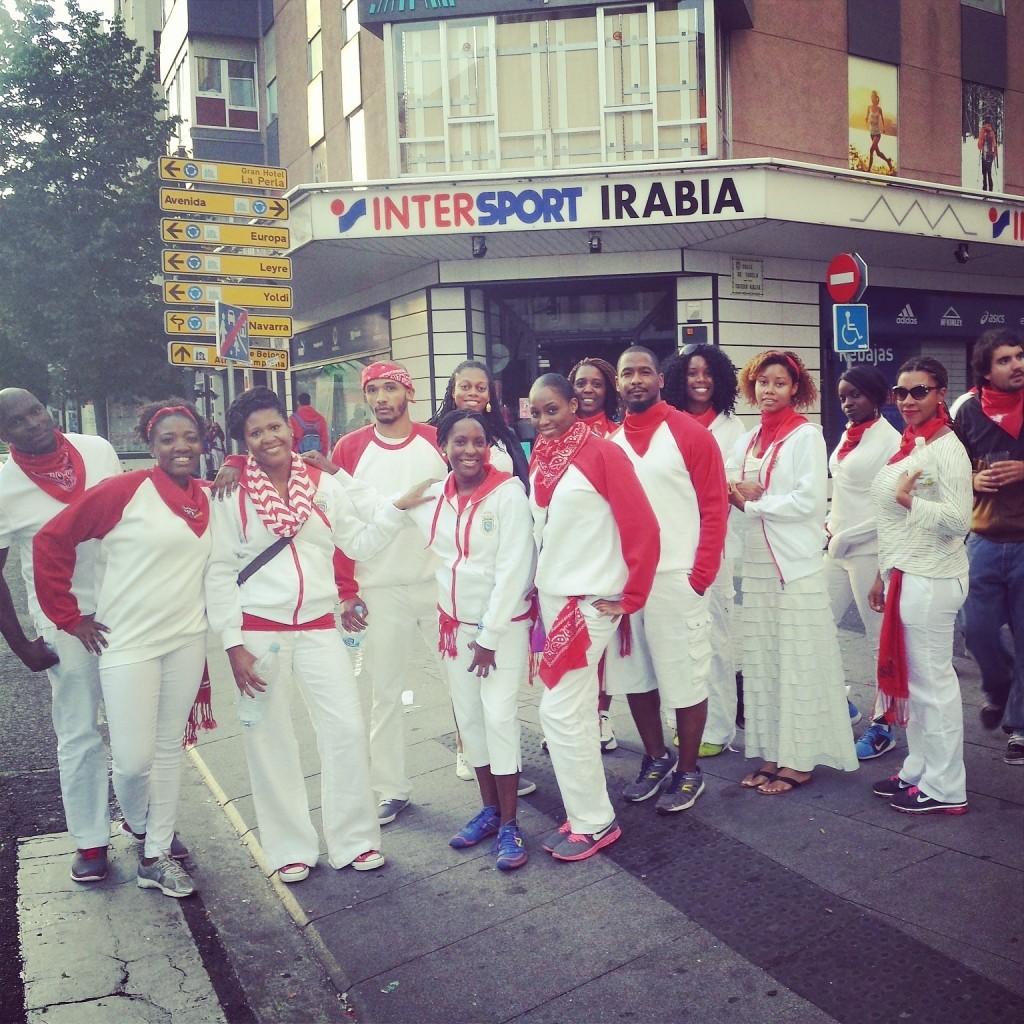 Barcelona Nomadnessx group went running with the bulls in Pamplona, Spain, July 2014 Barcelona Nomadnessx group went running with the bulls in Pamplona, Spain, July 2014