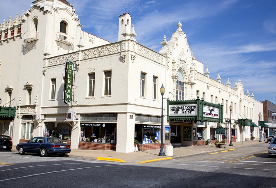Coleman Theatre a great group destination in Miami, Oklahoma. (Photo credit: Oklahoma Tourism & Recreation)