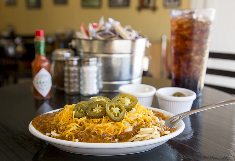 Ike’s Chili, a Tulsa favorite. (Photo credit: Oklahoma Tourism & Recreation)