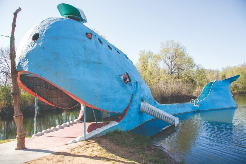 Just outside Tulsa, Catoosa is best known for its iconic Blue Whale attraction