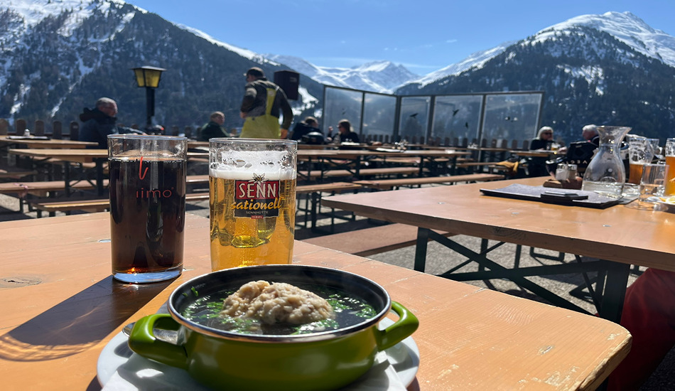 Enjoy sensational views and authentic Austrian dishes at Sennhütte restaurant in St. Anton am Arlberg.