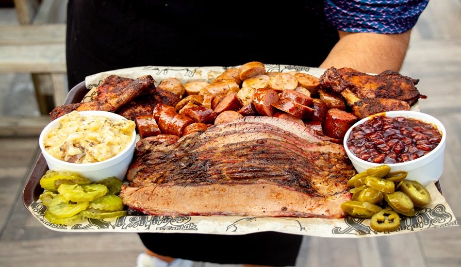Bring your appetite to Slap’s BBQ. (Photo credit: Visit Kansas City Kansas)
