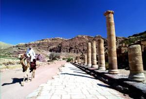 Colonnaded Street at Petra