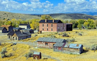 A Montana Ghost Town in the Gold West Region