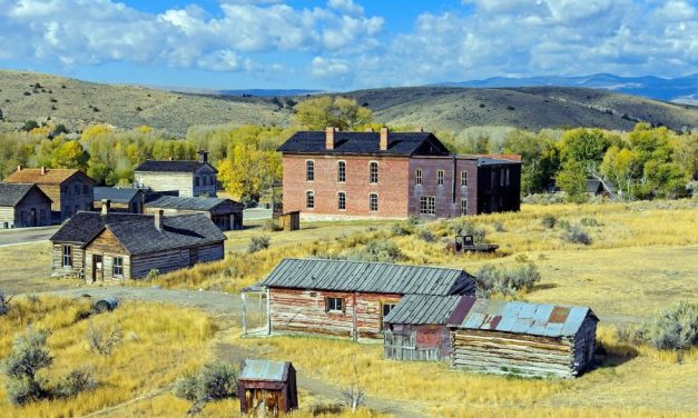 A Montana Ghost Town in the Gold West Region