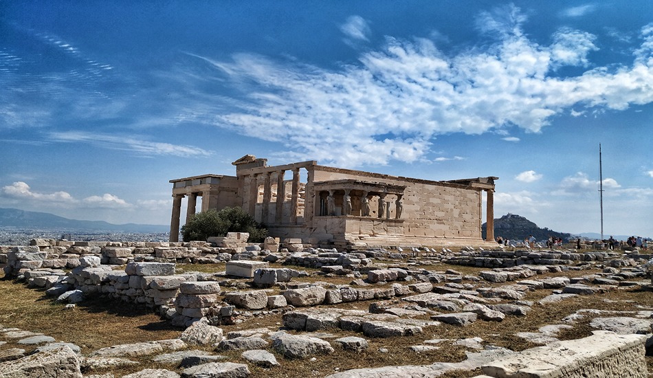 Temple of Athena in Athens, Greece