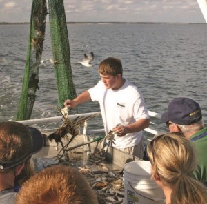 Groups can go shrimping off the coast of Georgia’s St. Simons Island.