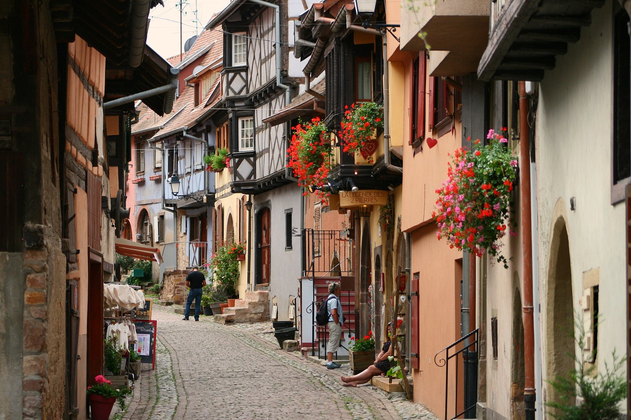 Eguisheim, France. Hidden gems in France.