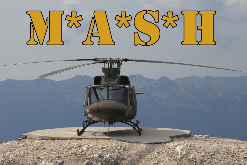 MASH Helicopter