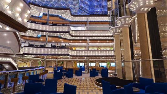 Atrium onboard Costa Diadema