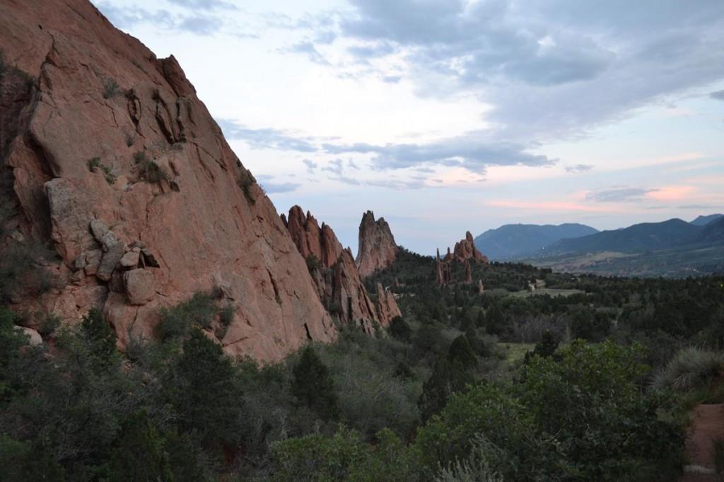 The Garden of the Gods is a national natural landmark with hiking trails, mountain biking trails and a scenic in-park drive.