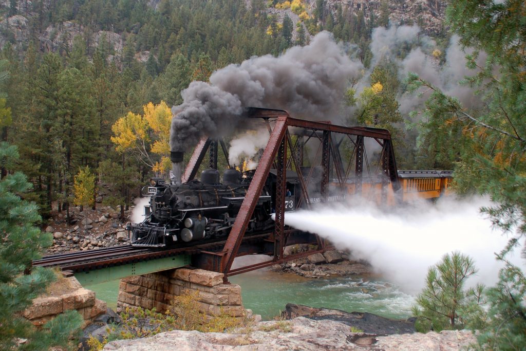 San Juan Mountains by rail