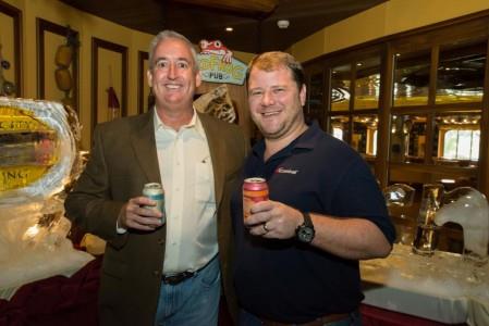 Joe Burns, National Sales Manager, Cigar City Brewing and Edward Allen, Carnival Cruise Lines - New Partnership (Photo courtesy of Carnival Cruise Lines)