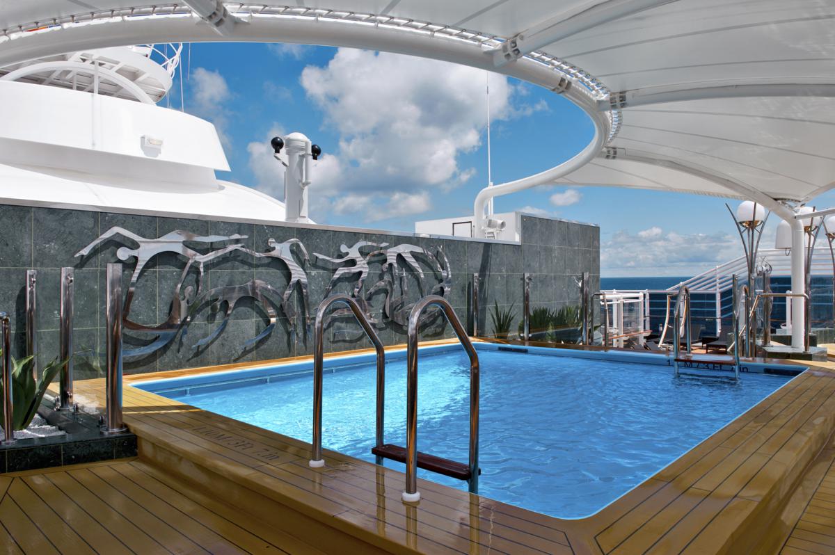 msc yacht club private pool