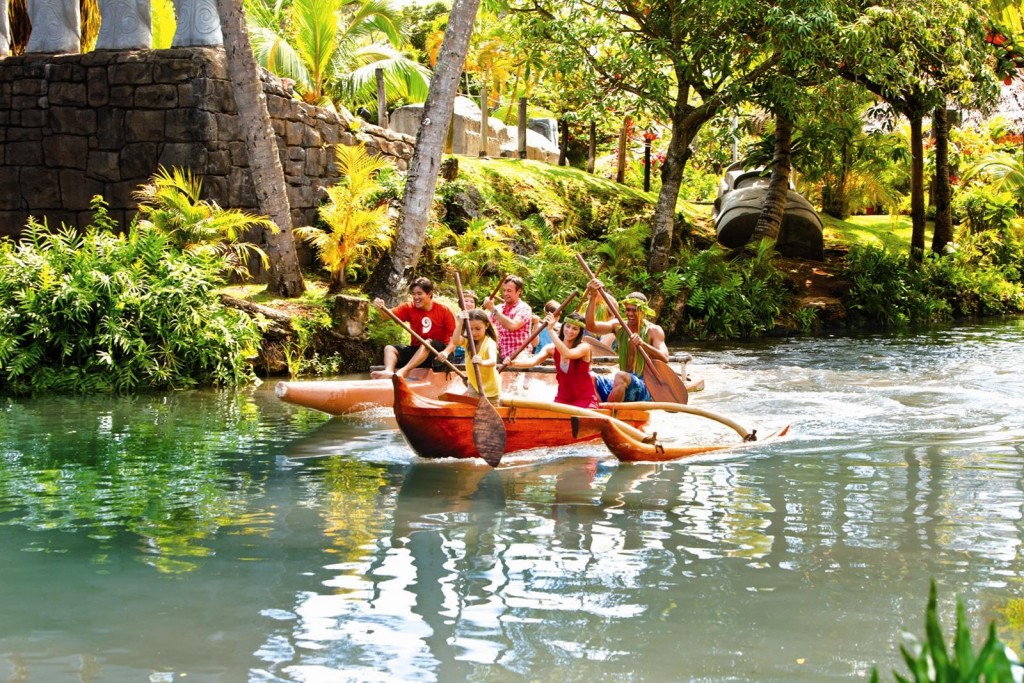 Outrigger Canoe Paddling, Polynesian Cultural Center