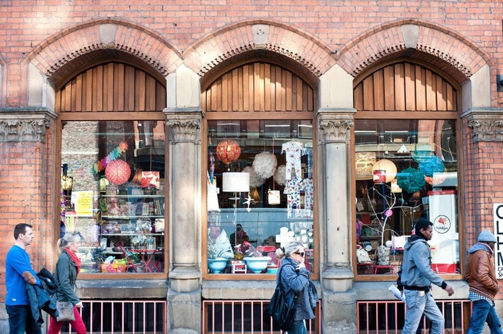 Shop in the Northern Quarter in Manchester