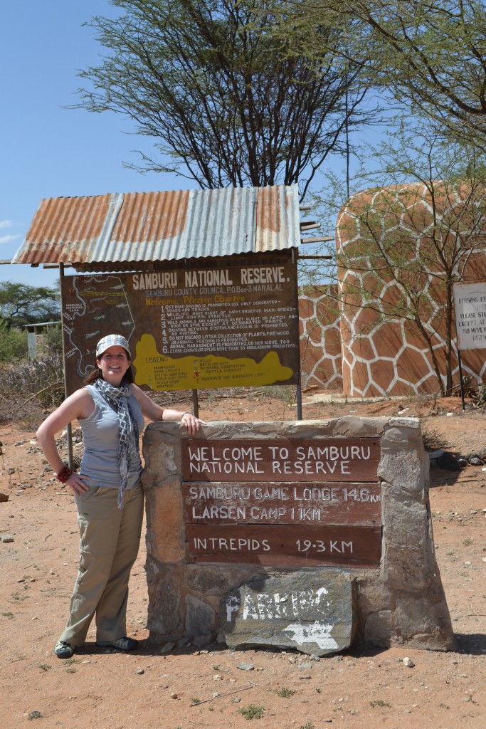 Stephanie Brooks from Globus at Samburu Game Reserve, Kenya