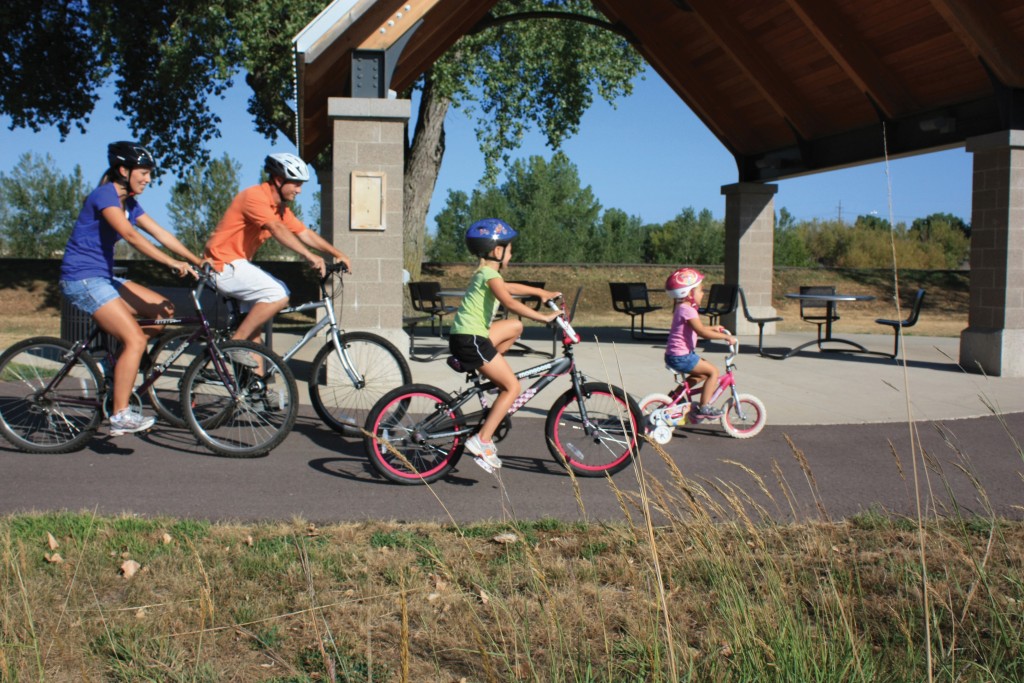 Elmen Trailhead biking in Sioux Falls South Dakota