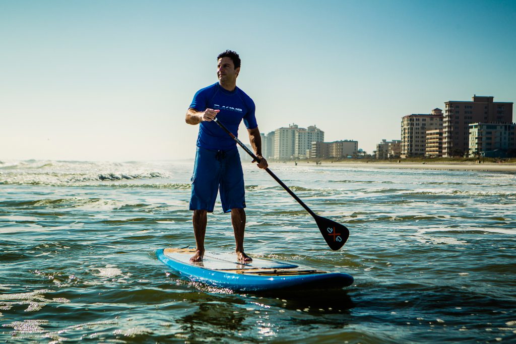 Paddleboarding-Jax Beach on the water in Jacksonville Florida