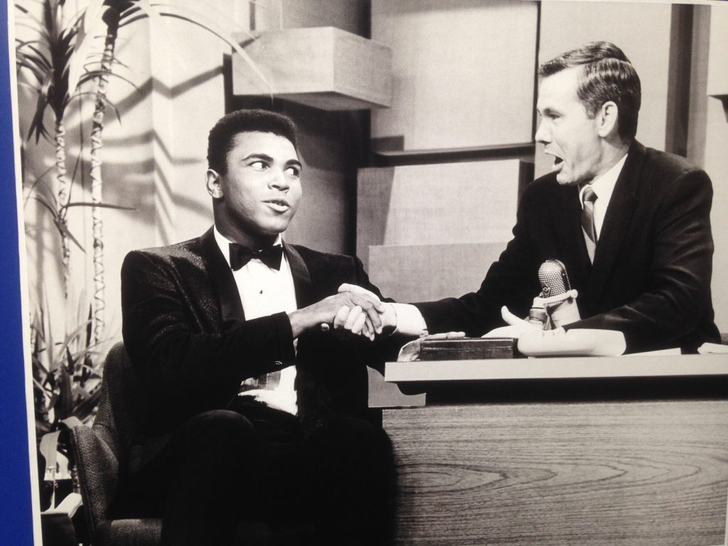 Johnny Carson with Muhammad Ali
