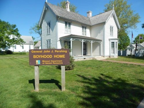 General John J. Pershing Boyhood Home along Route 36 in Missouri