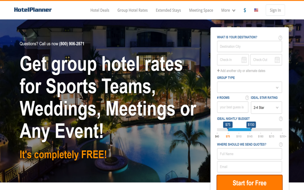 Hotelplanner Group Form