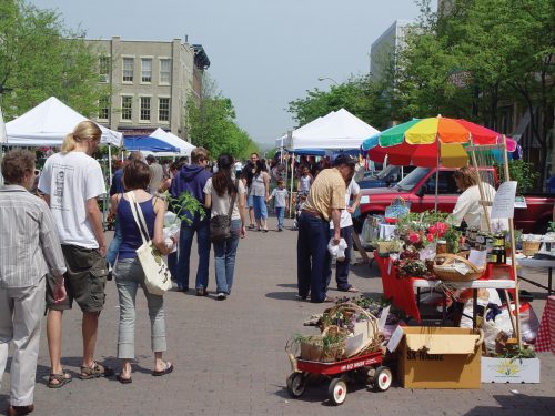 Lafayette Farmers Market in the Indiana covered bridges region