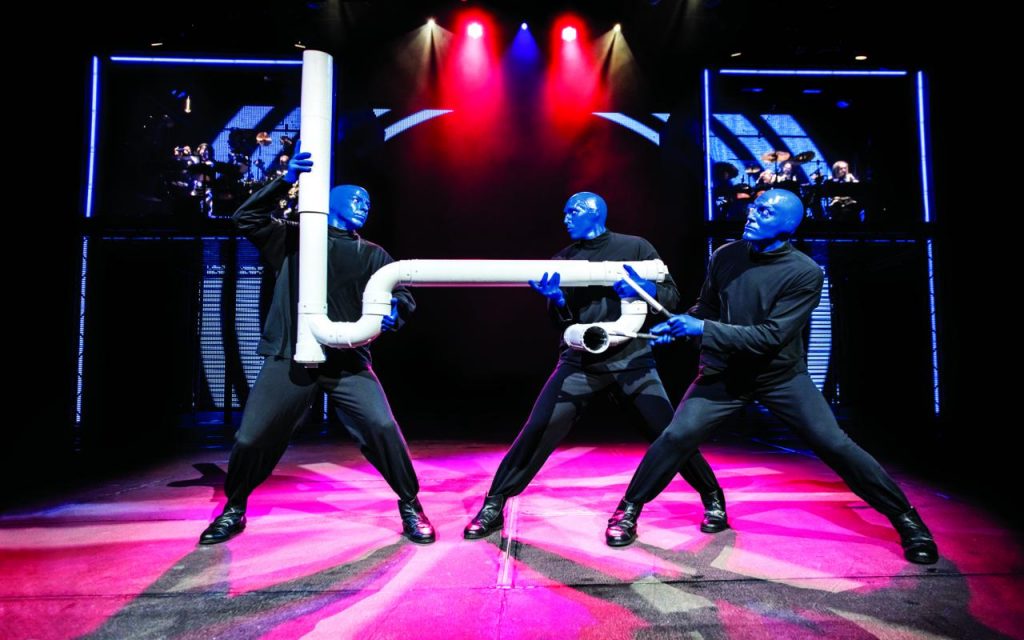 Blue Man Drumbone