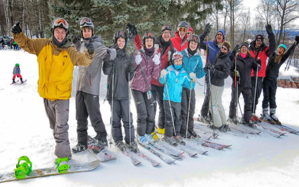 group of skiiers