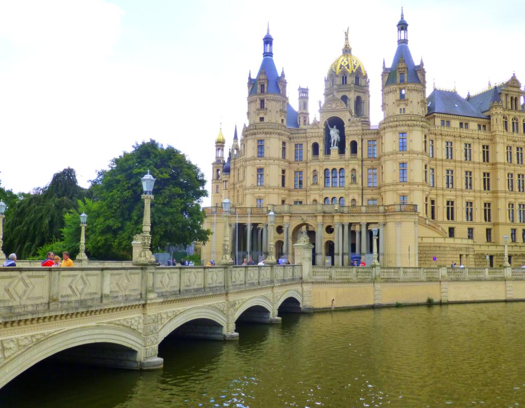 Enchanting Schwerin Castle in Schwerin, Germany 