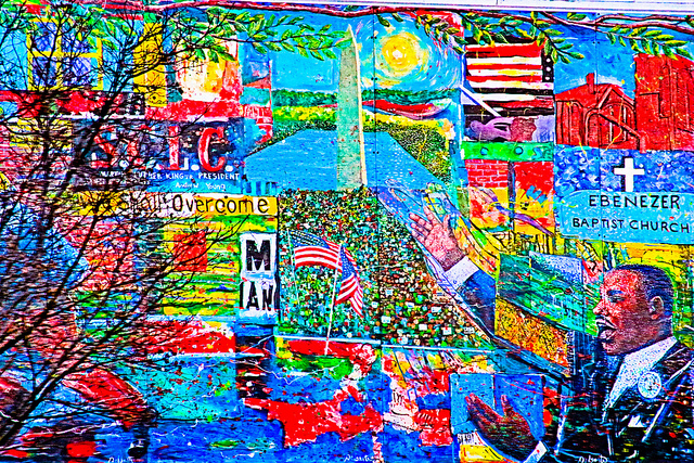 Mural at the Martin Luther King Jr. Historic Site