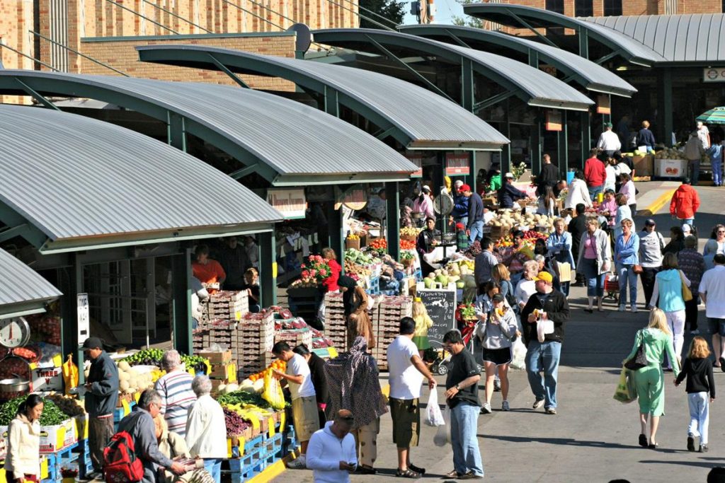 Agritourism on display at City Market in the River Market neighborhood of Kansas City