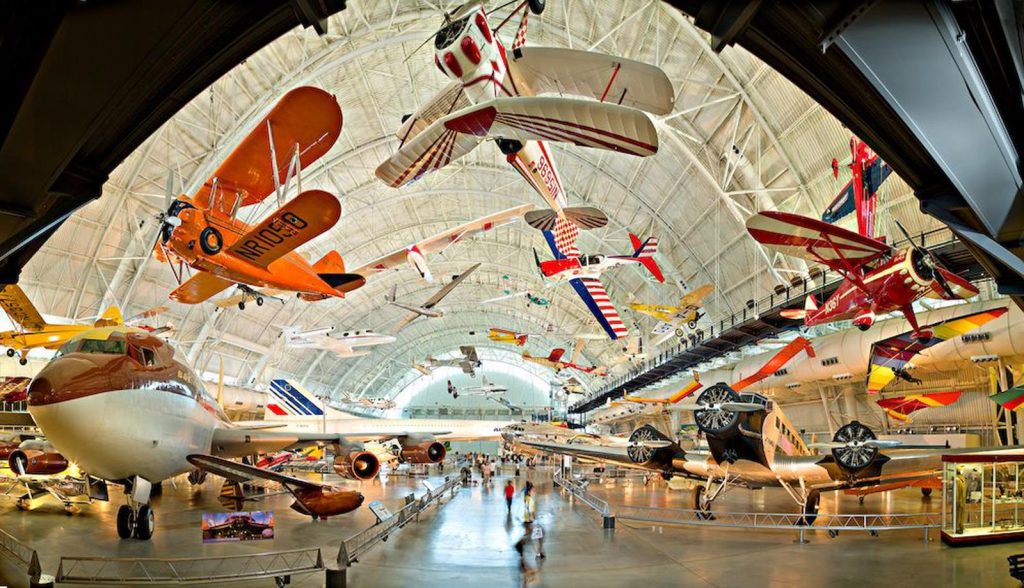 Smithsonian’s National Air and Space Museum Steven F. Udvar-Hazy Center credit Visit Fairfax
