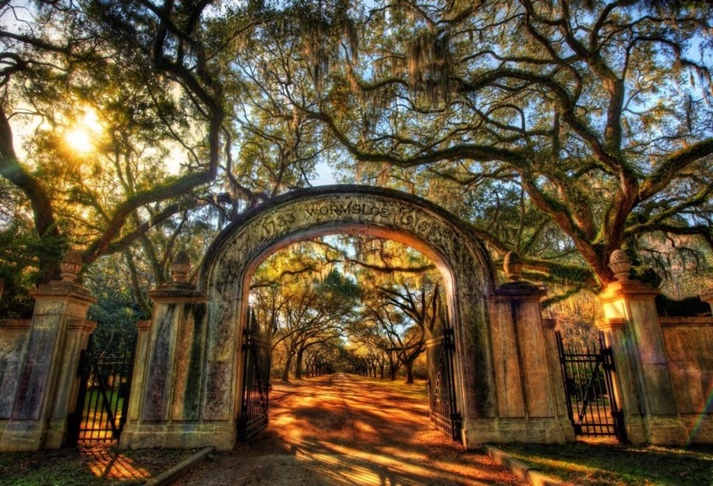 Entrance Wormsloe Plantation