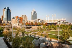 Smale Riverfront Park and Banks in Fall
