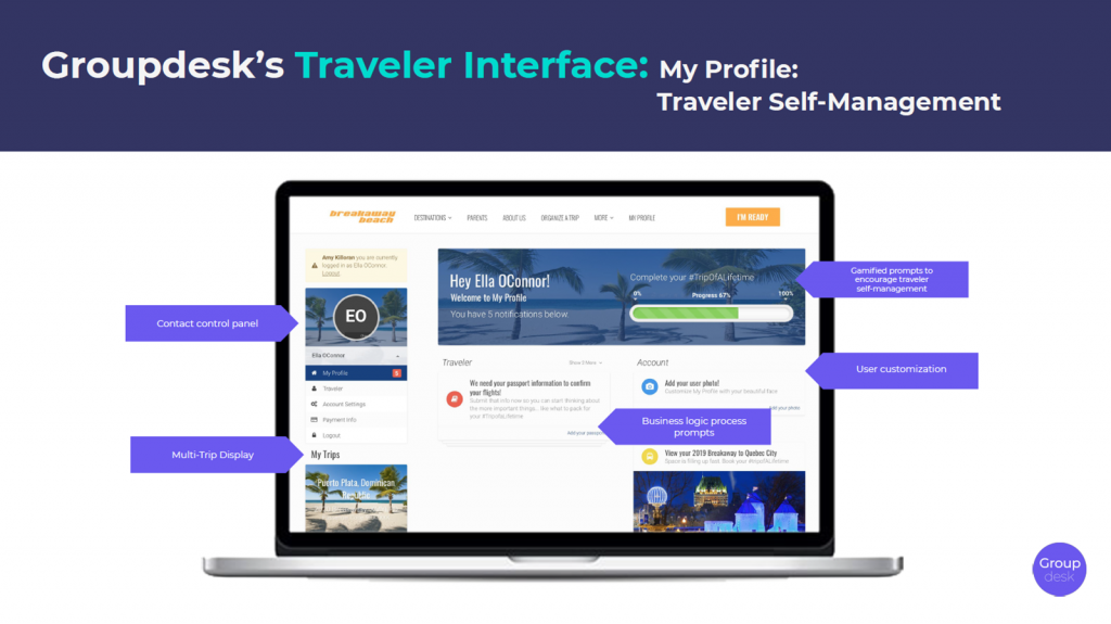 Groupdesk tour operator software