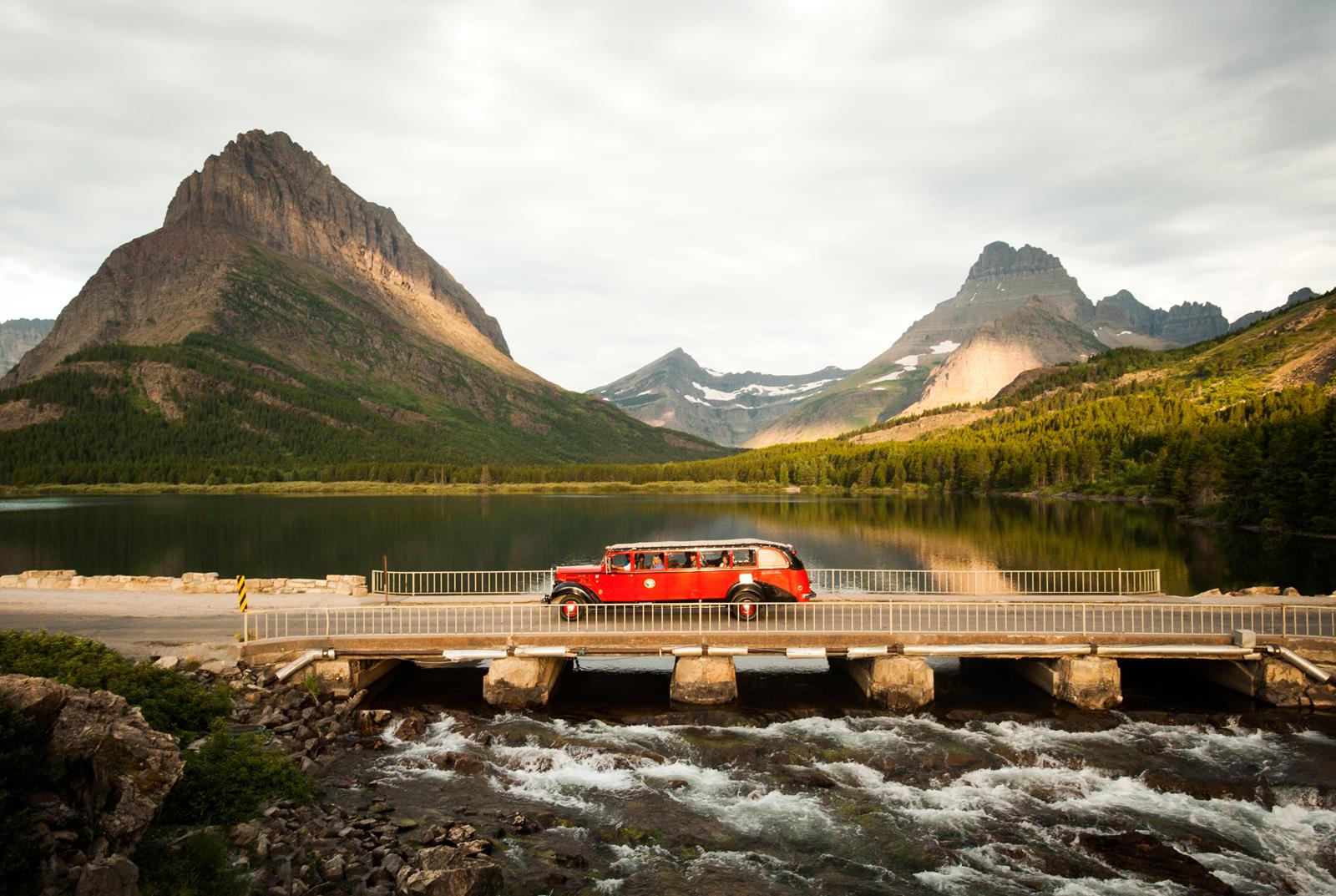 Red Bus Tours in Glacier National Park