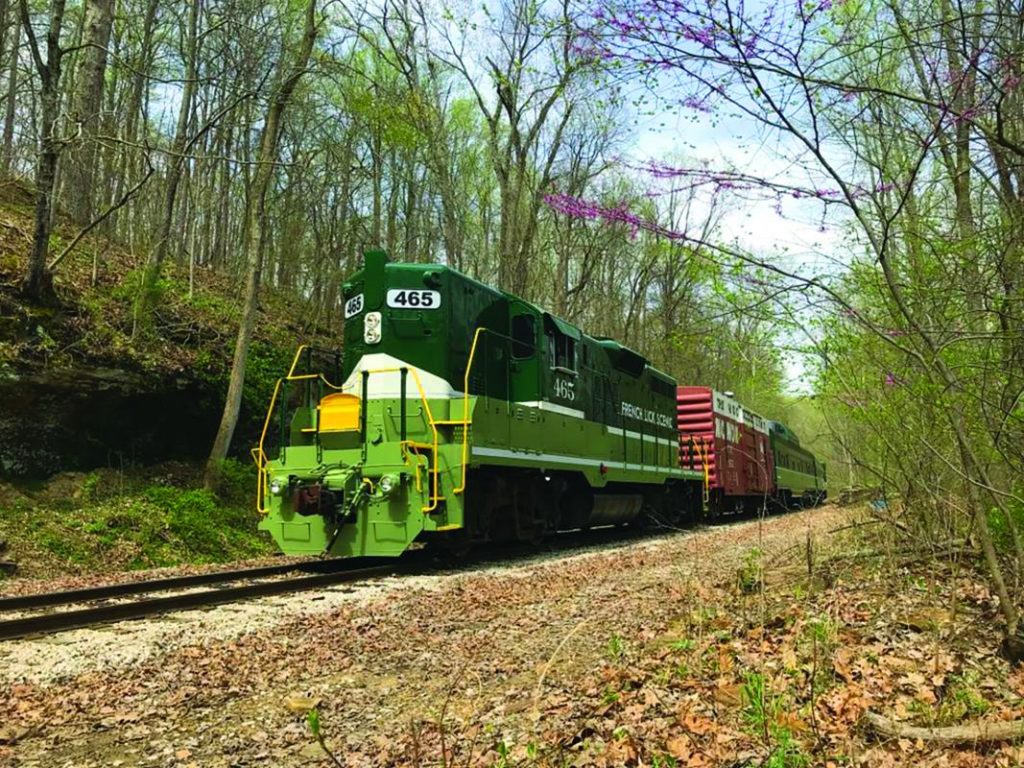 French Lick Scenic Railway offers some of the most beautiful train rides in Indiana