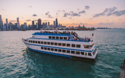 Dining and a View Aboard Lake Michigan Cruises
