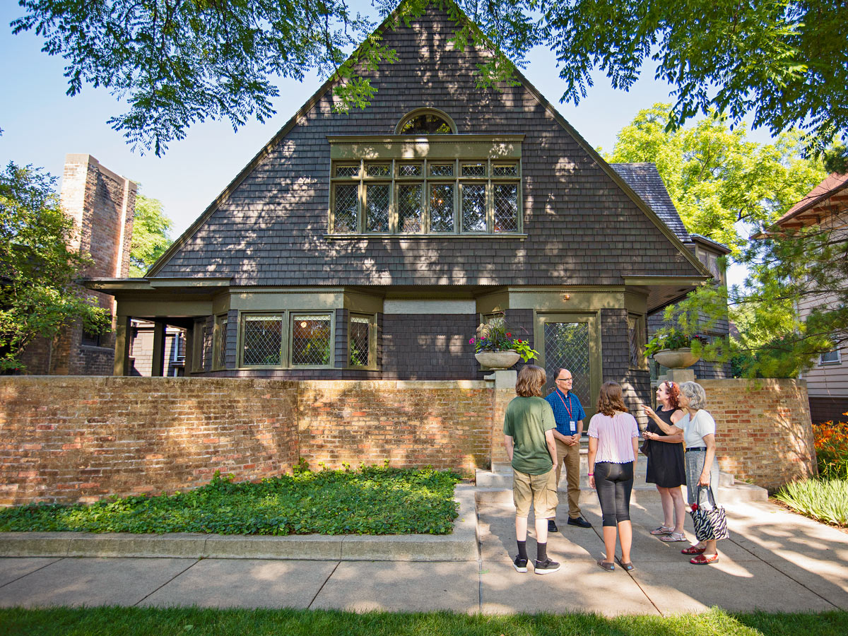 Explore the Frank Lloyd Wright houses in Illinois.
