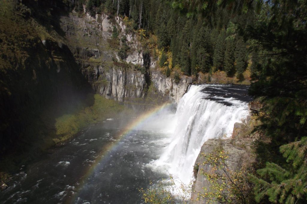 Mesa Falls near Yellowstone