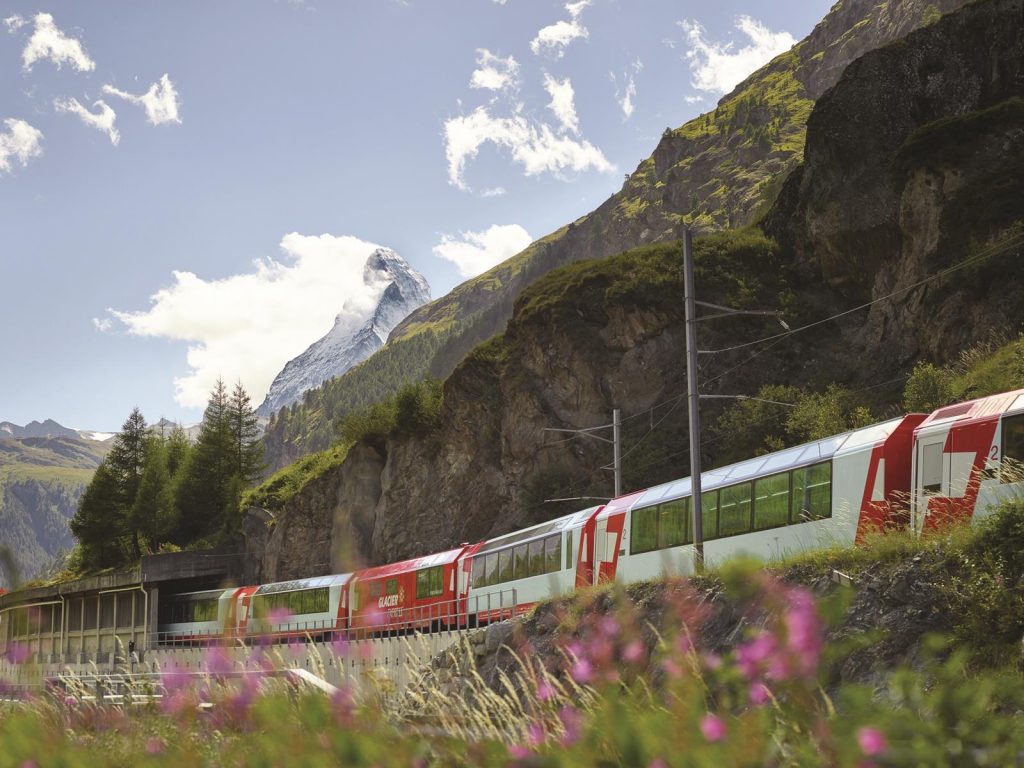 @Glacier Express-switzerland train routes