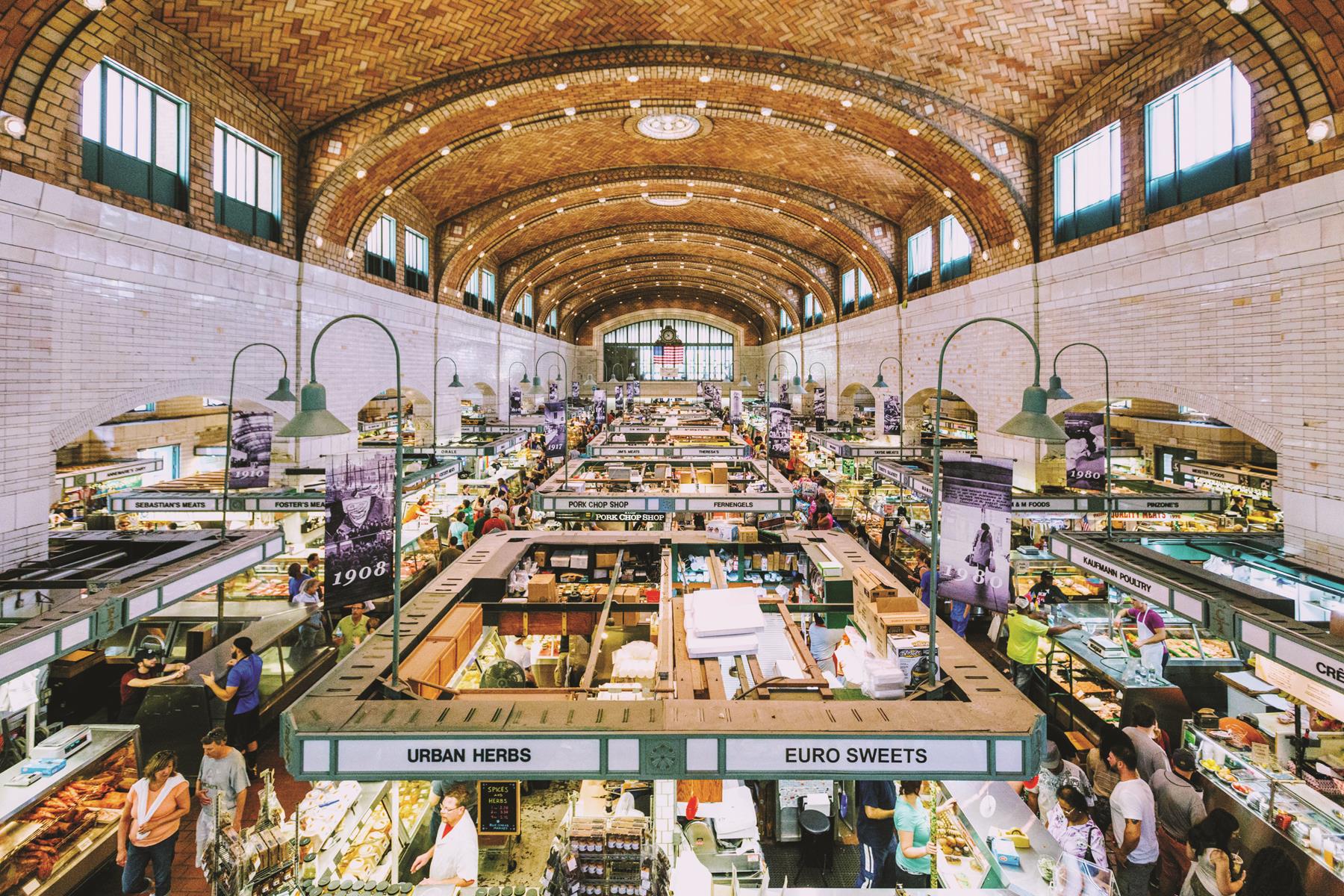 There’s plenty to eat at Cleveland’s West Side Market.