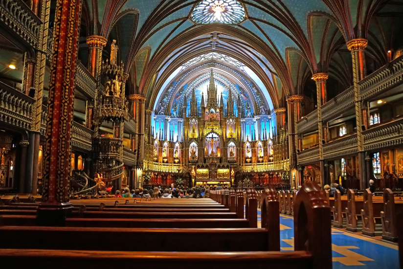 Notre-Dame Basilica of Montréal churches in Quebec
