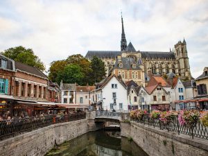 Amiens is home to one of the famous French cathedrals