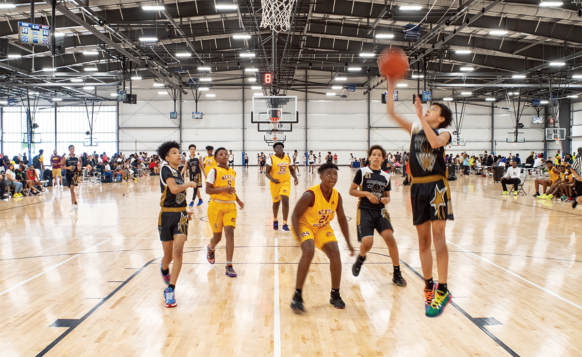 Competition at the new Virginia Beach Sports Center