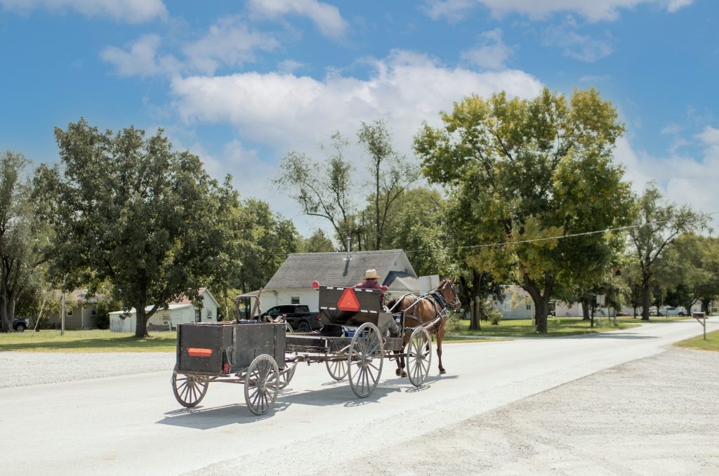 Jamesport Buggy in Amish country of Jamesport Missouri