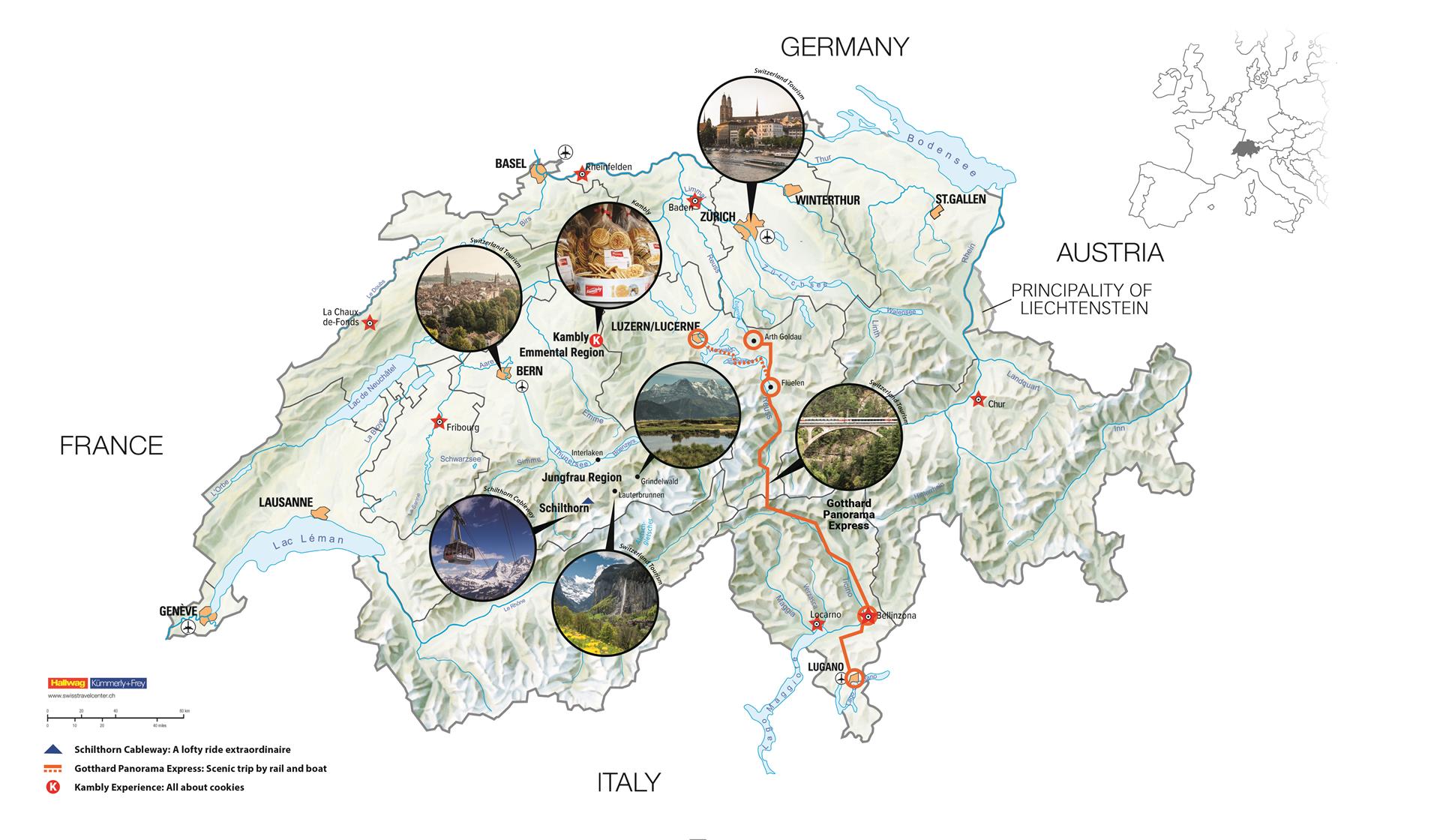Swiss Travel Map Insiderpuj Swiss Travel Map Insiderpuj
