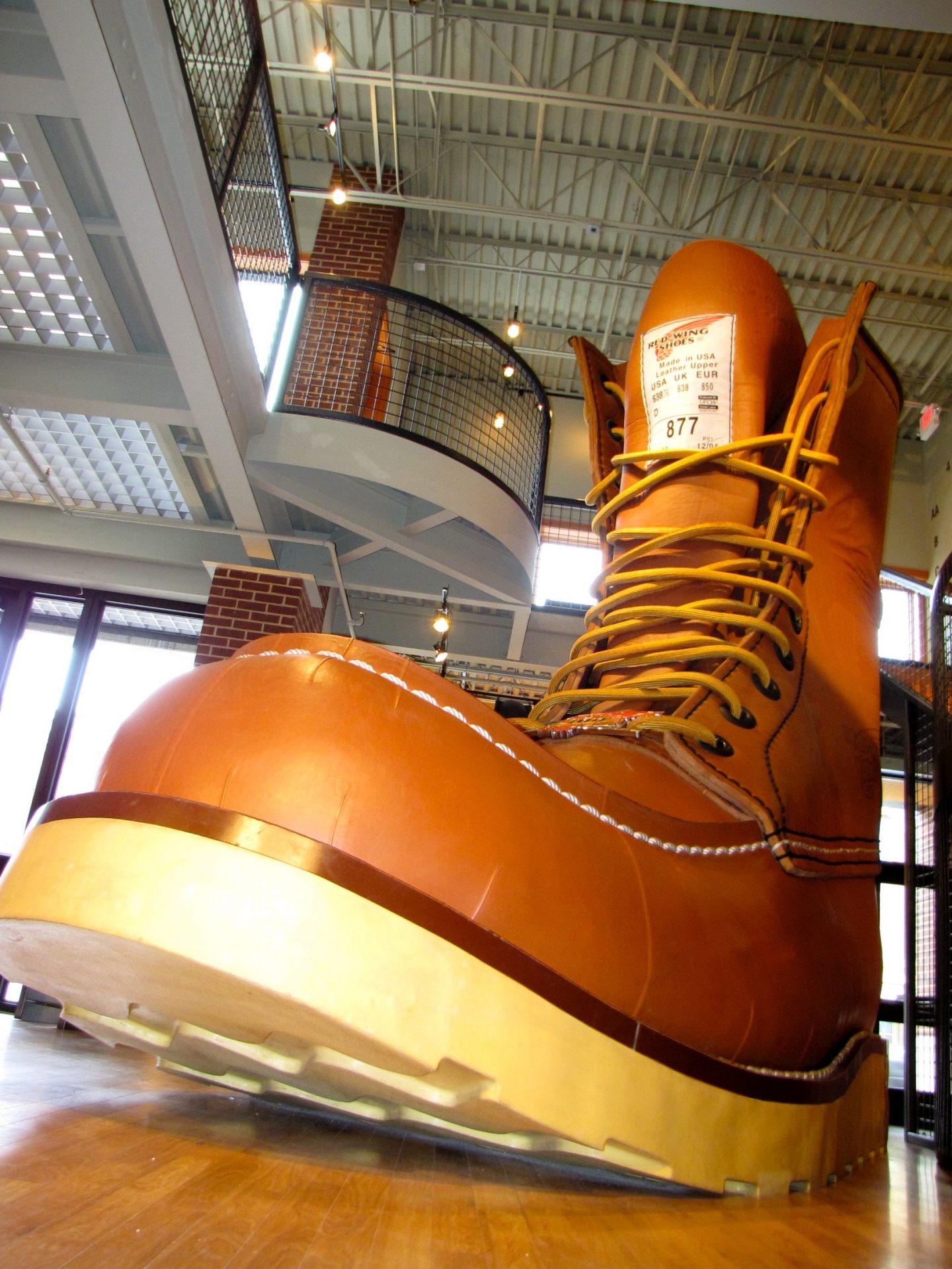 Interesting places to see in Minnesota include the original Red Wing Shoe Store and Museum