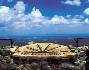 See Seven States at Rock City on Lookout Mountain in Chattanooga, Tennessee.